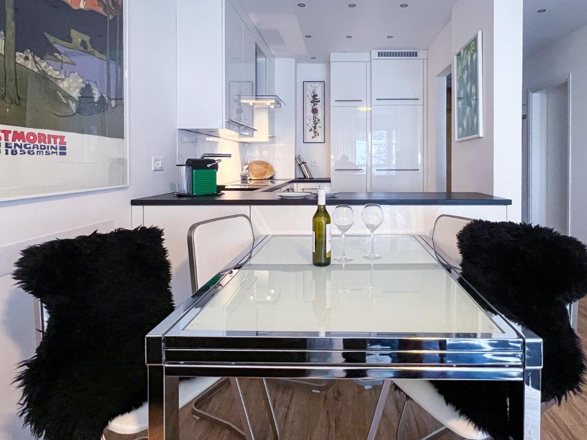 Designer Kueche - Suedbalkon - Tg-Stellplatz - Wlan Apartment St. Moritz Exterior photo